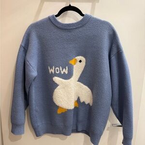 Aefric Eden Blue Goose Sweater